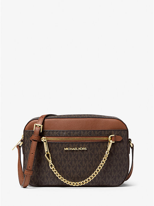 Crossbody Michael Kors Café Camel con cadena