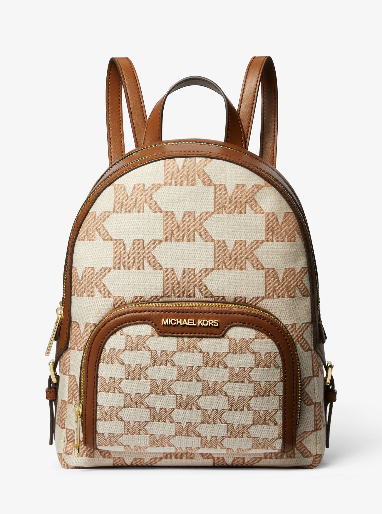 Mochila Jaycee Michael Kors Café Mediana