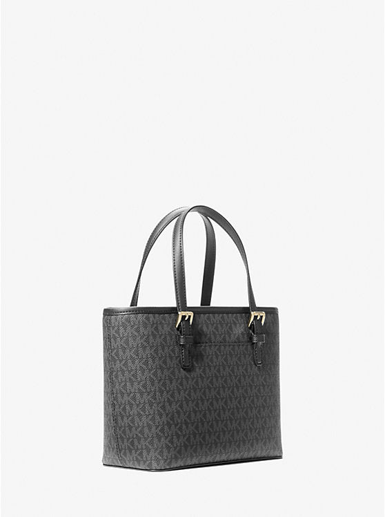 Mini Tote Michael Kors Jet Set Travel Monogram Negro