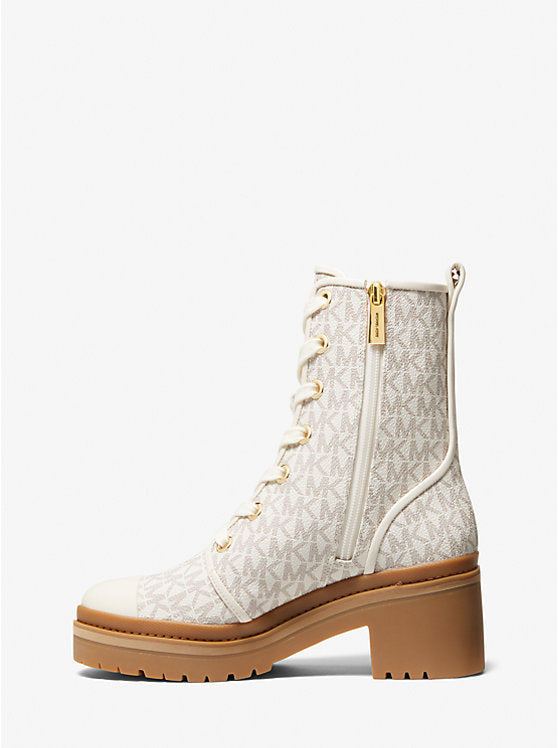 Botas Combat Michael Kors Vainilla