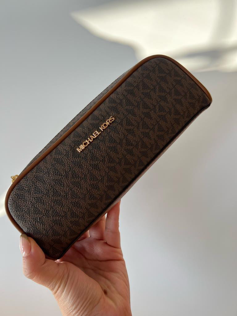 Estuche Cosmetiquero Michael Kors Café