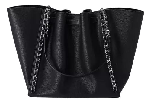 Tote Michael Kors Mina Large Negro