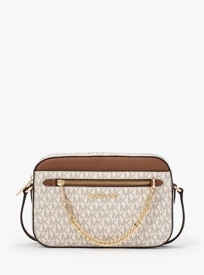 Crossbody Michael Kors Vainilla Camel con cadena