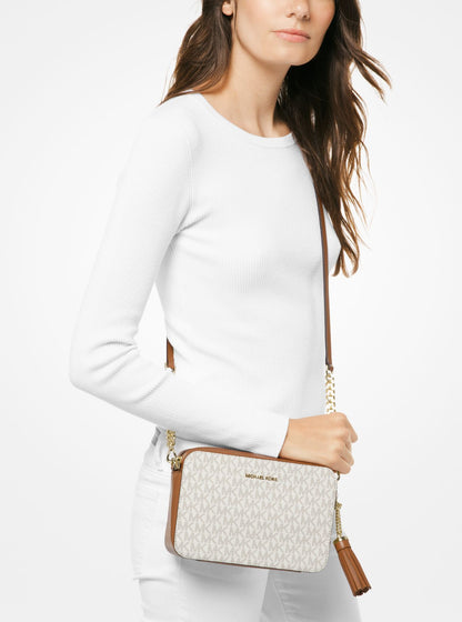 Crossbody Michael Kors Vainilla Camel clásico